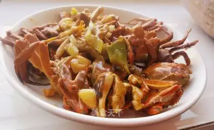 Red burning crabs