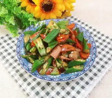 Autumn fried meat