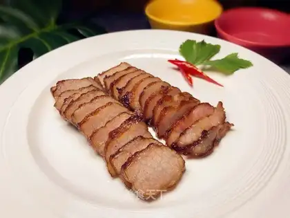 Roasted pig neck fork