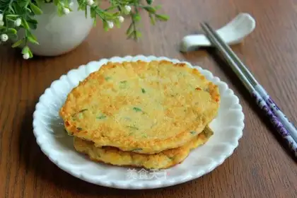 Red potato eggcake