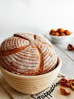 walnuts, soft buns