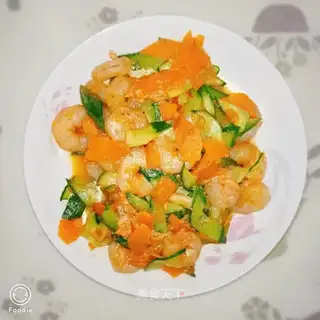 Tomato and shrimp
