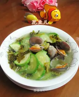Snow pickles and cuisine soup