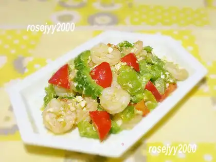 Shrimp and bitter melon