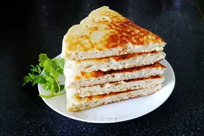Quick-hand breakfast with noodles