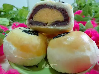 Red bean souffle