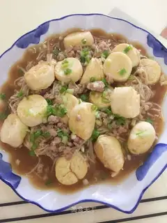 Golden pins and Japanese tofu