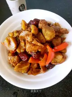 Red-tree chestnut chicken