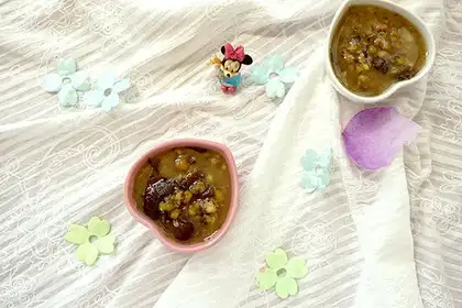 The green bean sand is sweet