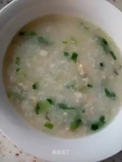 Vegetable chicken porridge