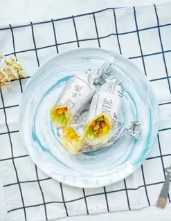 Chicken vegetable burrito