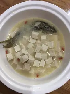 Tofu soup