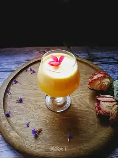 Autumn orange juice