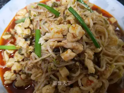Chicken bean sprouts