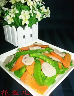 Squid octopus carrots for Dutch beans