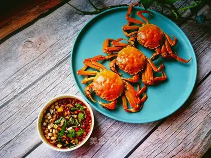 Steam crabs