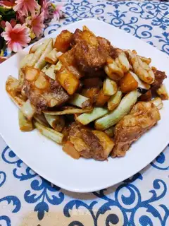 Scrambled potatoes