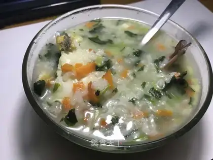 Crab porridge