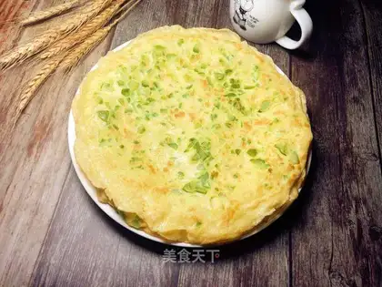 Porridge egg pancakes