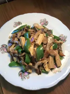 Fresh mushrooms and scabs