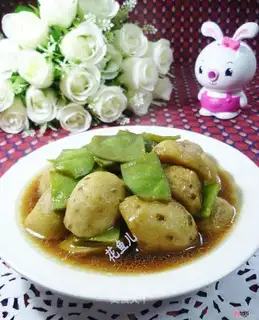 Potato with lentils
