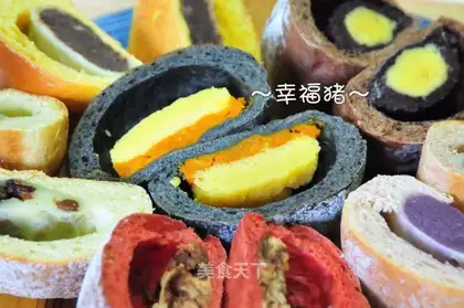 ♪ Dazzled with little bread ♪