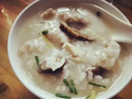 Porridge of mushrooms