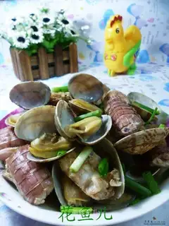 ♪ Flowers and shrimp ♪