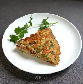 Meat and eggs pancakes