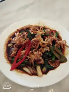 Spicy squid head