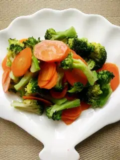 Carrot and broccoli