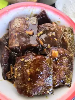 Red-fried fish