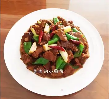 Pepper fried pork lungs