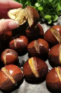 Baked chestnuts