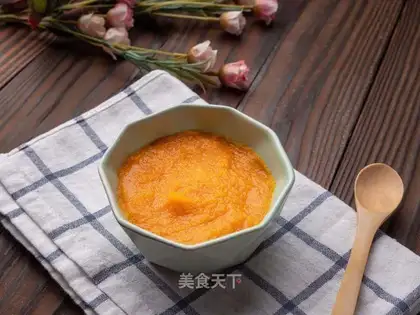 Sweet and delicious pumpkin mud
