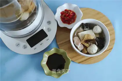She's cooking
