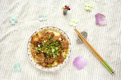 Steam chicken