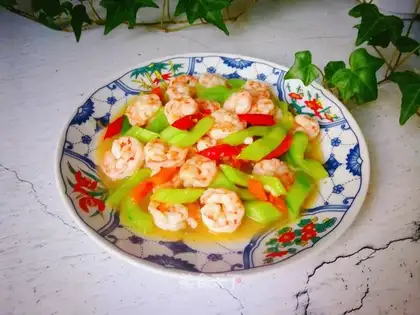 cucumber shrimp