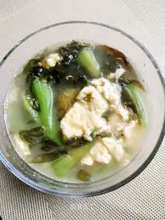 Smelt pickles and egg soup