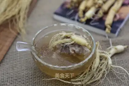The ginseng rib soup