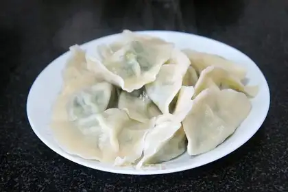 Squirty egg dumplings