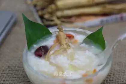 The freshman ginseng porridge