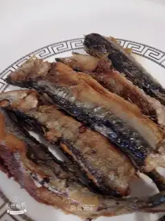 Fried swordfish