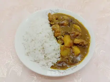 Curry potato chicken wings