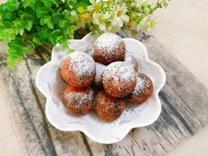 Pumpkin rice balls