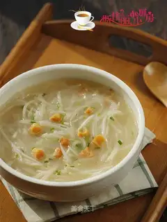 The radish soup