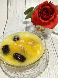 Pumpkin date rice congee