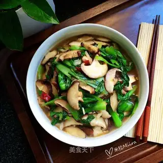 Fry mushrooms