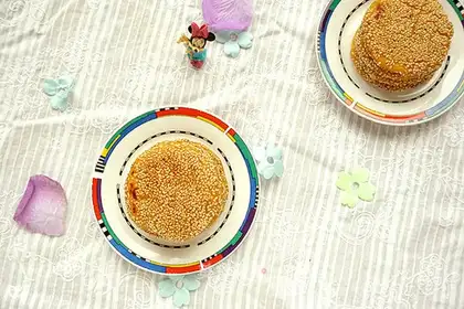 Sticky sweet potato rice cake