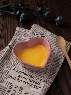 Pumpkin's cream and egg
